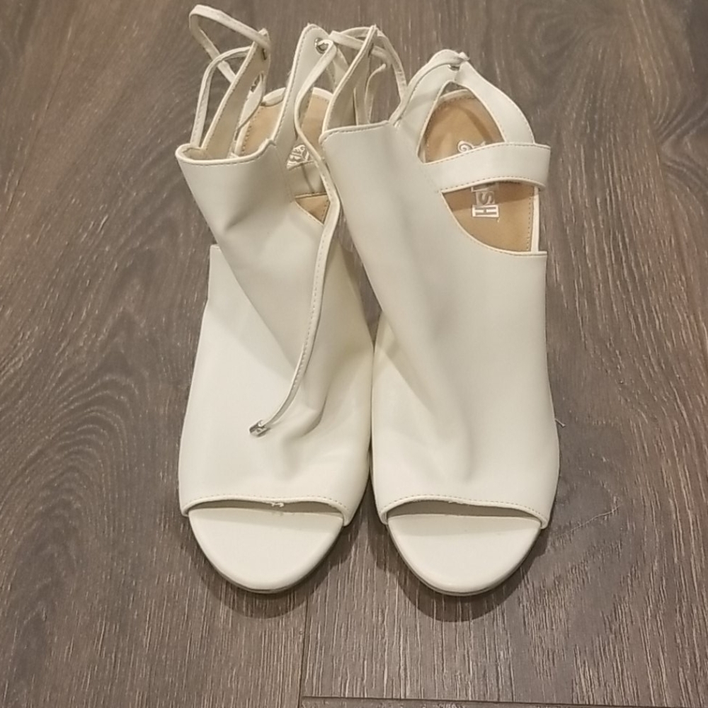 Brash womens open toe booties
